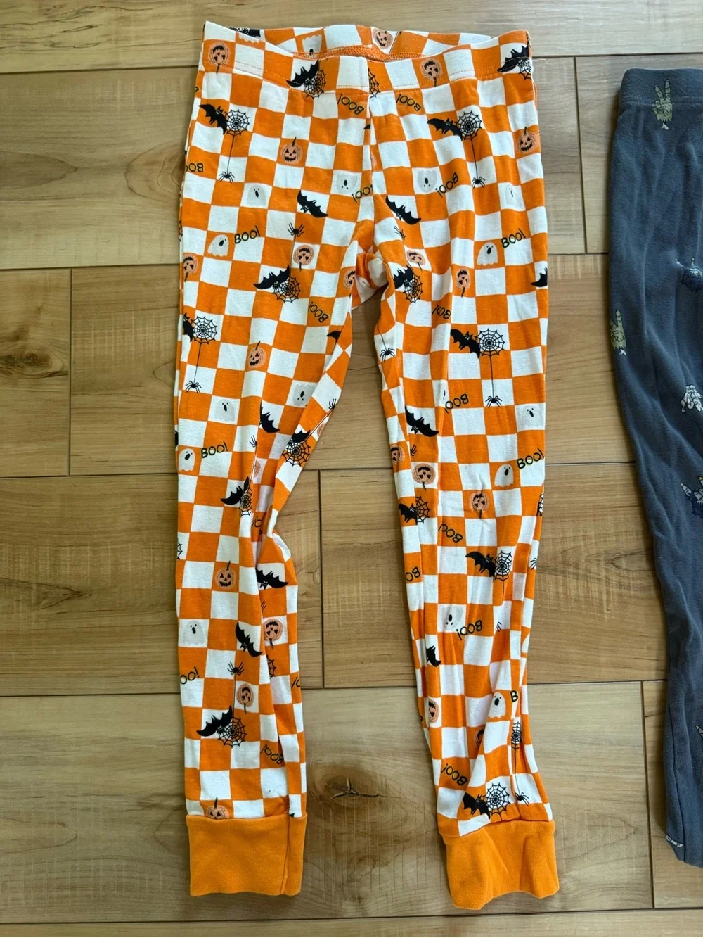 Old Navy Kids Halloween Pajama Sets - Orange, White & Gray